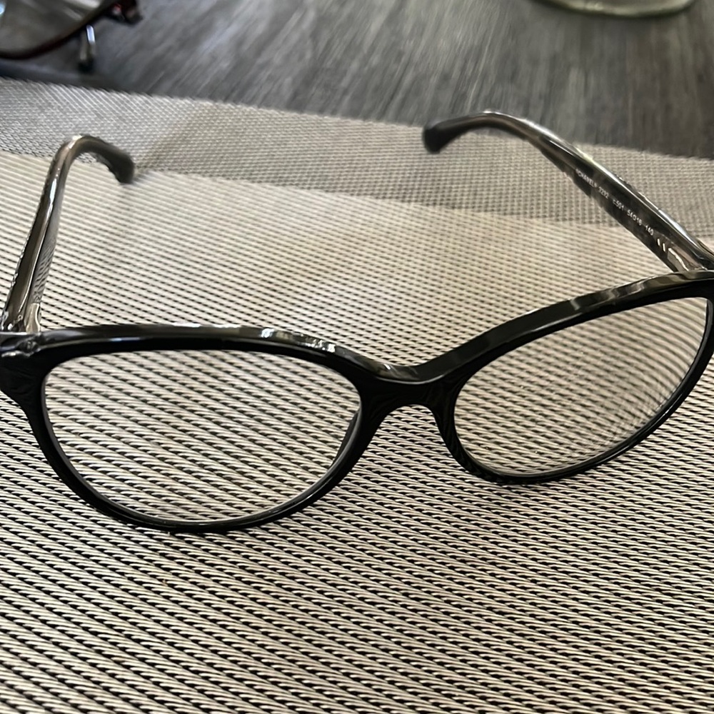 Chanel grey and black readers. 2.0